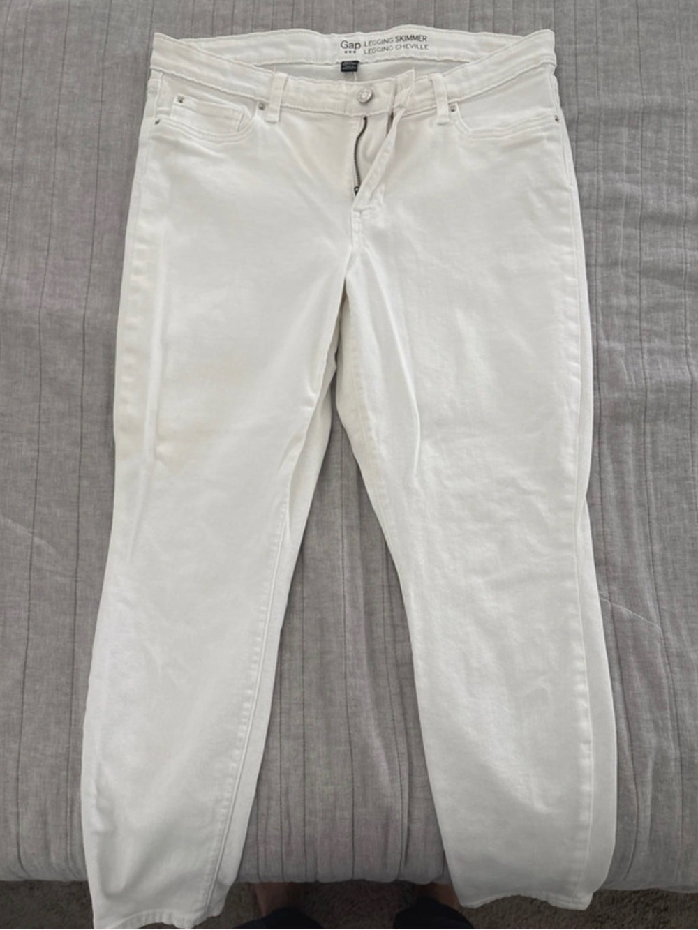 Gap White Legging Skimmer Jeans for Women